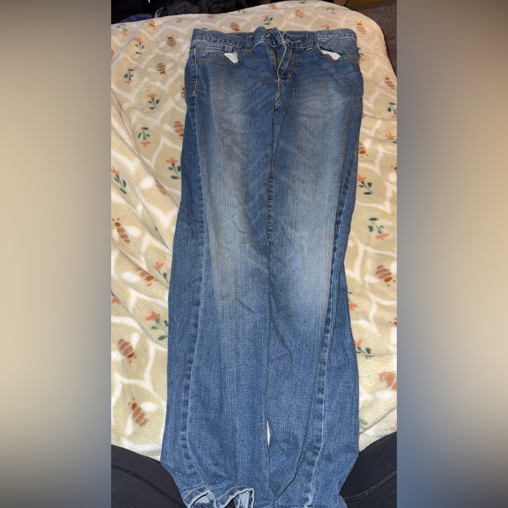 Old Navy Women's Straight Leg Jeans - Blue